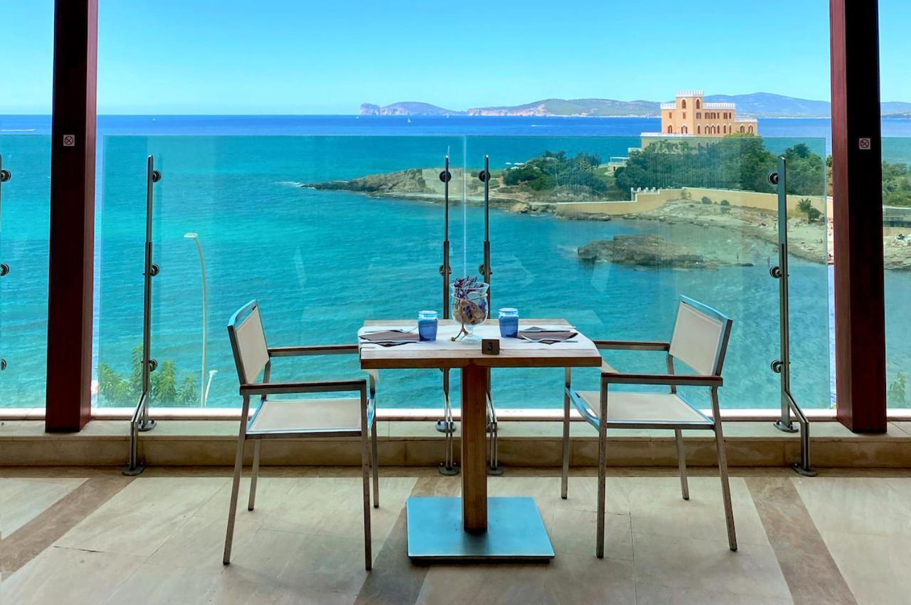 Smy Carlos V Wellness & Spa Alghero Esterno foto View from the restaurant